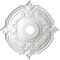 Ekena Millwork Attica PVC Ceiling Medallion (Fits Canopies up to 7 3/4"), Brght Coat Copper, 22"OD x 3 1/2"ID x 1"P CMP22ATBCO - alternate 4